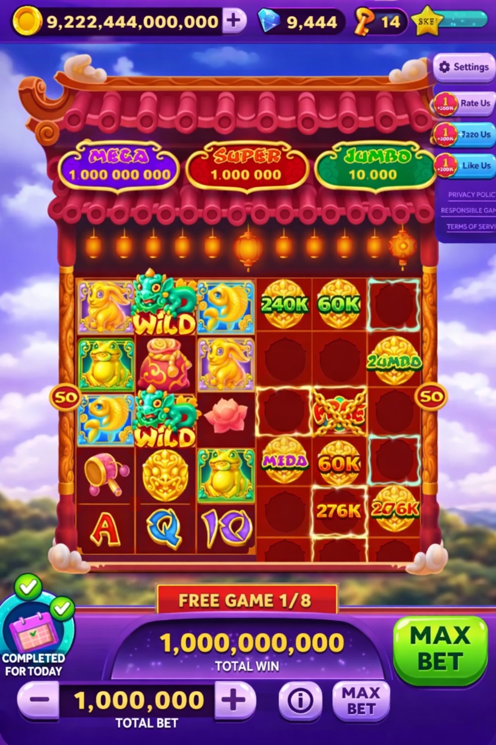 atlantis slots game